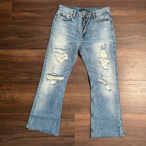 Zara ripped jeans